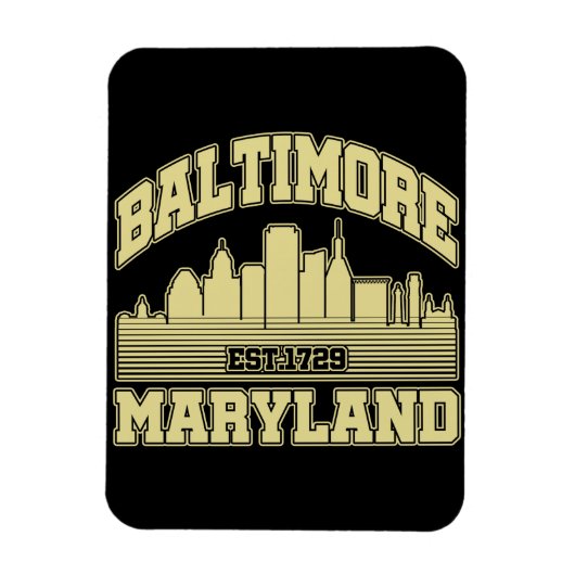 Baltimore, Maryland Magnet (Vertikal)