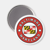 Baltimore Maryland Magnet (Vorderseite/Rückseite)
