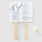 Baltimore Maryland Map Wedding Program Fächer (Vorne und Hinten)