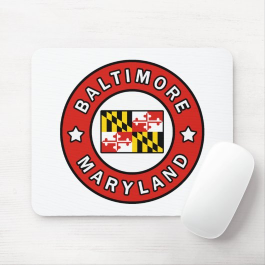 Baltimore Maryland Mousepad (Mit Mouse)