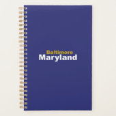 Baltimore, Maryland Planner  Planer (Vorderseite)