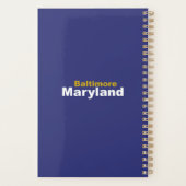 Baltimore, Maryland Planner  Planer (Rückseite)