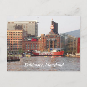 Baltimore, Maryland Postcard Postkarte