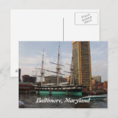 Baltimore, Maryland Postcard Postkarte (Vorne/Hinten)