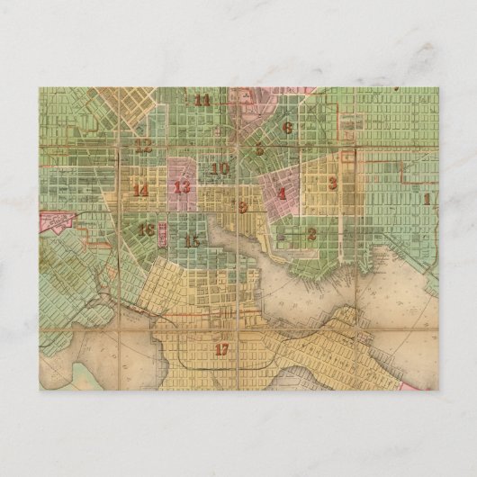 Baltimore, Maryland Postkarte (Vorderseite)