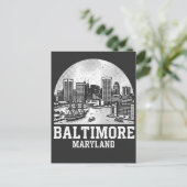 Baltimore Maryland Postkarte (Stehend Vorderseite)