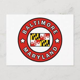 Baltimore Maryland Postkarte