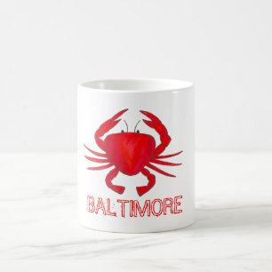 Baltimore Maryland Red Crab Crabs Beach Tasse