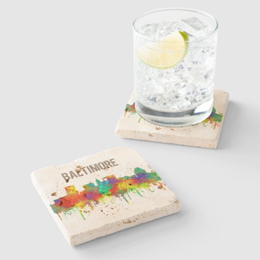 BALTIMORE, MARYLAND SG - STEINUNTERSETZER (Seitenansicht)