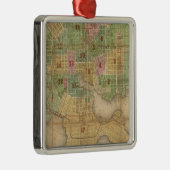 Baltimore, Maryland Silbernes Ornament (Rechts)