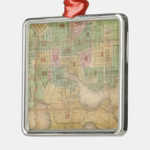 Baltimore, Maryland Silbernes Ornament (Links)