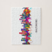 Baltimore Maryland skyline Puzzle (Vertikal)