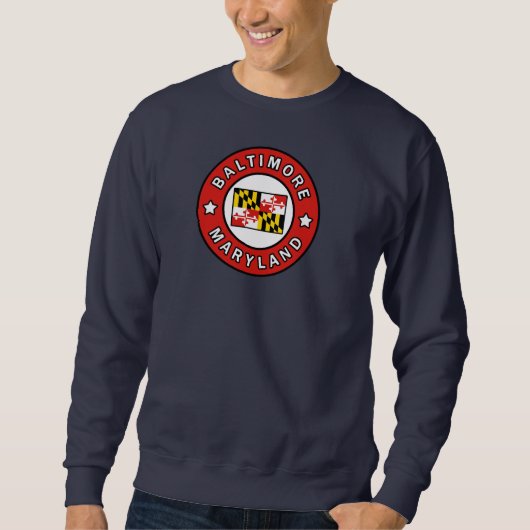 Baltimore Maryland Sweatshirt (Vorderseite)