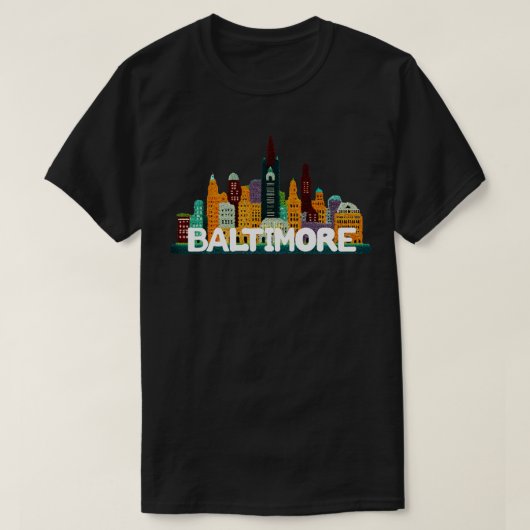 Baltimore Maryland T-Shirt (Design vorne)