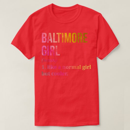 Baltimore Maryland T-Shirt (Design vorne)