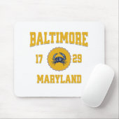 Baltimore Maryland Uni University Style Mousepad (Mit Mouse)