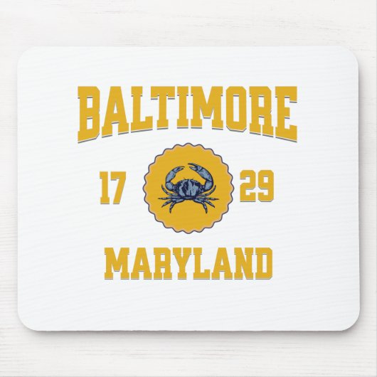 Baltimore Maryland Uni University Style Mousepad (Vorne)