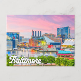 Baltimore, Maryland, USA Postkarte