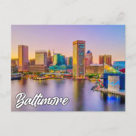 Baltimore, Maryland, USA Postkarte