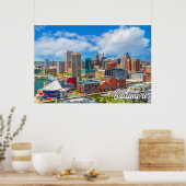 Baltimore, Maryland, Vereinigte Staaten Poster (Küche)