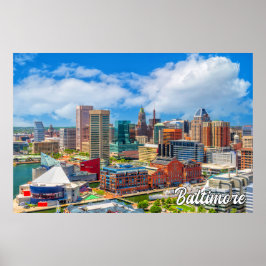 Baltimore, Maryland, Vereinigte Staaten Poster