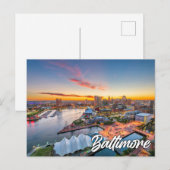 Baltimore, Maryland, Vereinigte Staaten Postkarte (Vorne/Hinten)