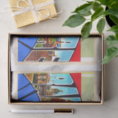 Baltimore Maryland Vintag Large Letter Postcard Seidenpapier (Geschenk)