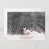 Baltimore Maryland Vintag Map 1911 restauriert Postkarte (Vorne/Hinten)