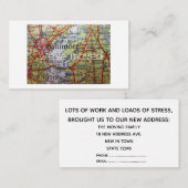 Baltimore Maryland Wir haben die neue Adresskarte  Begleitkarte (Vorne/Hinten)