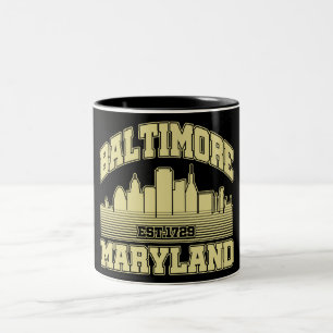 Baltimore, Maryland Zweifarbige Tasse