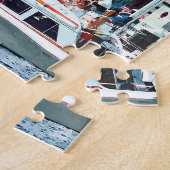 Baltimore MD - Baltimore Skyline am Charles River Puzzle (Seite)