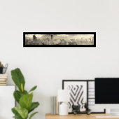 Baltimore MD Big Fire Foto 1904 Poster (Heimbüro)