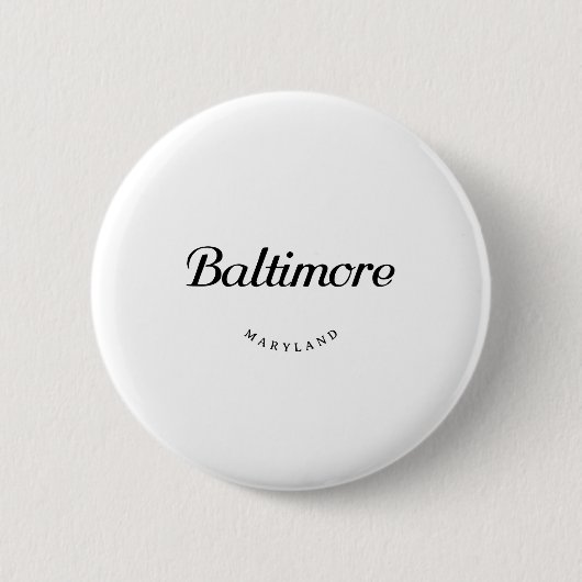 Baltimore MD Button (Vorderseite)