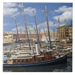 Baltimore, MD – der Schlepper Lannan c1905 Fliese