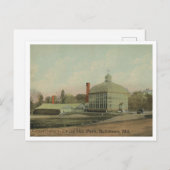 Baltimore MD Druid Hill Park Conservatory 1910 Postkarte (Vorne/Hinten)