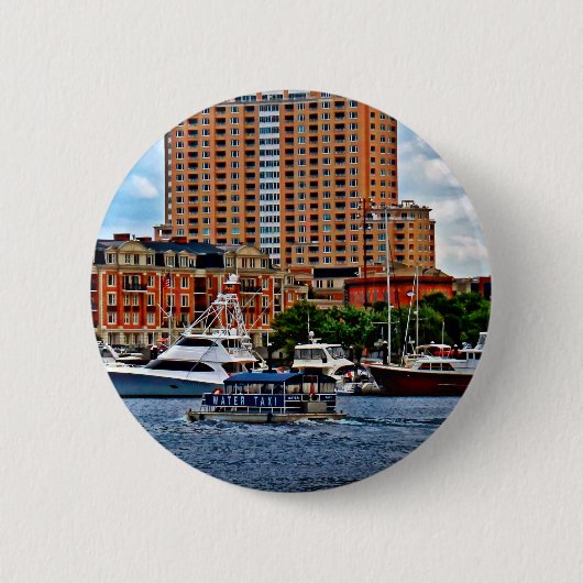 Baltimore MD - Inner Harbour Water Taxi Button (Vorderseite)