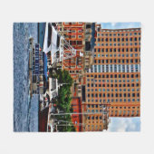 Baltimore MD - Inner Harbour Water Taxi Fleecedecke (Vorderseite (Horizontal))
