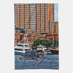 Baltimore MD - Inner Harbour Water Taxi Geschirrtuch