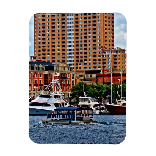 Baltimore MD - Inner Harbour Water Taxi Magnet (Vertikal)