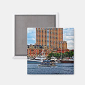 Baltimore MD - Inner Harbour Water Taxi Magnet (Vorderseite/Rückseite)