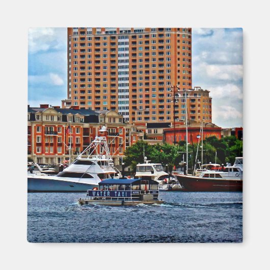 Baltimore MD - Inner Harbour Water Taxi Magnet (Vorne)