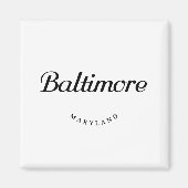 Baltimore MD Magnet (Vorne)