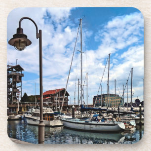 Baltimore MD - Marina in der Nähe von Fells Point Getränkeuntersetzer