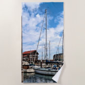 Baltimore MD - Marina in der Nähe von Fells Point Strandtuch (Vorderseite)