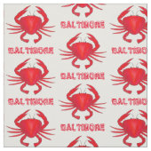 Baltimore MD Maryland Red Crab Crabs Seafood Stoff (Muster)