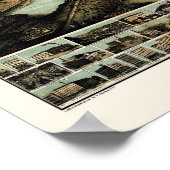 Baltimore, MD Panoramic Map - 1870 Poster (Ecke)