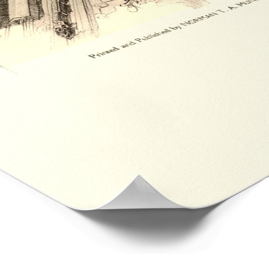 Baltimore, MD Panoramic Map - 1912 Poster (Ecke)