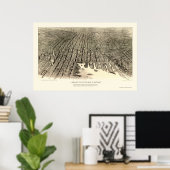 Baltimore, MD Panoramic Map - 1912 Poster (Heimbüro)