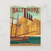 Baltimore, MD Postkarte (Vorderseite)