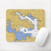 Baltimore MD-Seehafen-Diagramm mousepad (Mit Mouse)